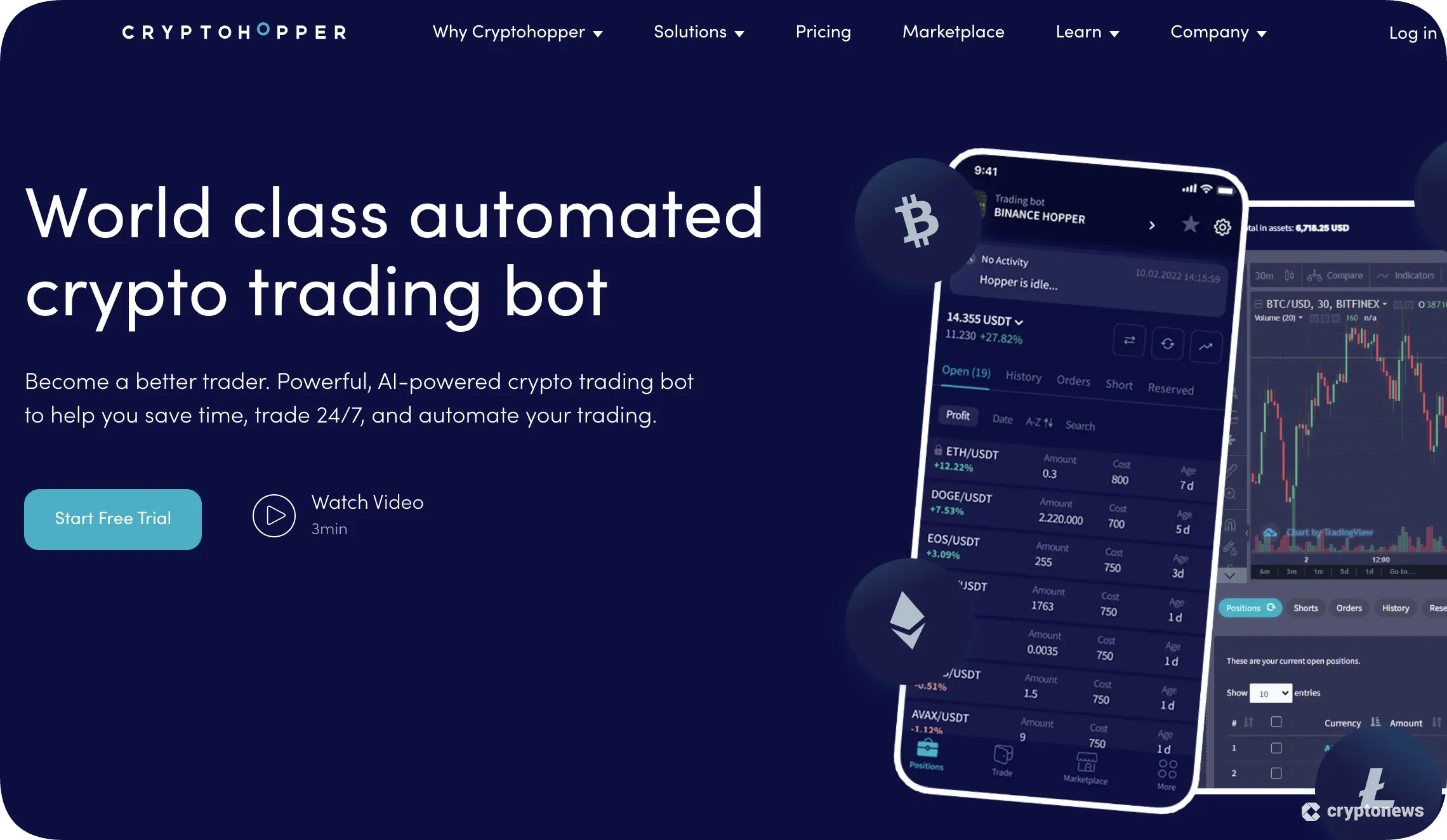 cryptohopper trading bot