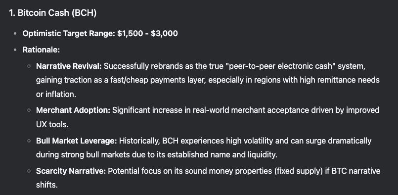 DeepSeek bitcoin cash
