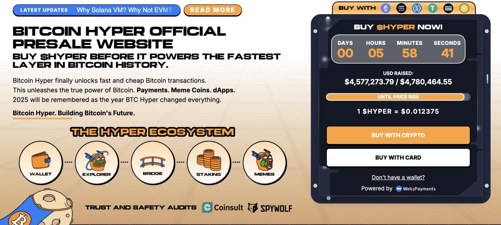 bitcoin hyper ön satışı