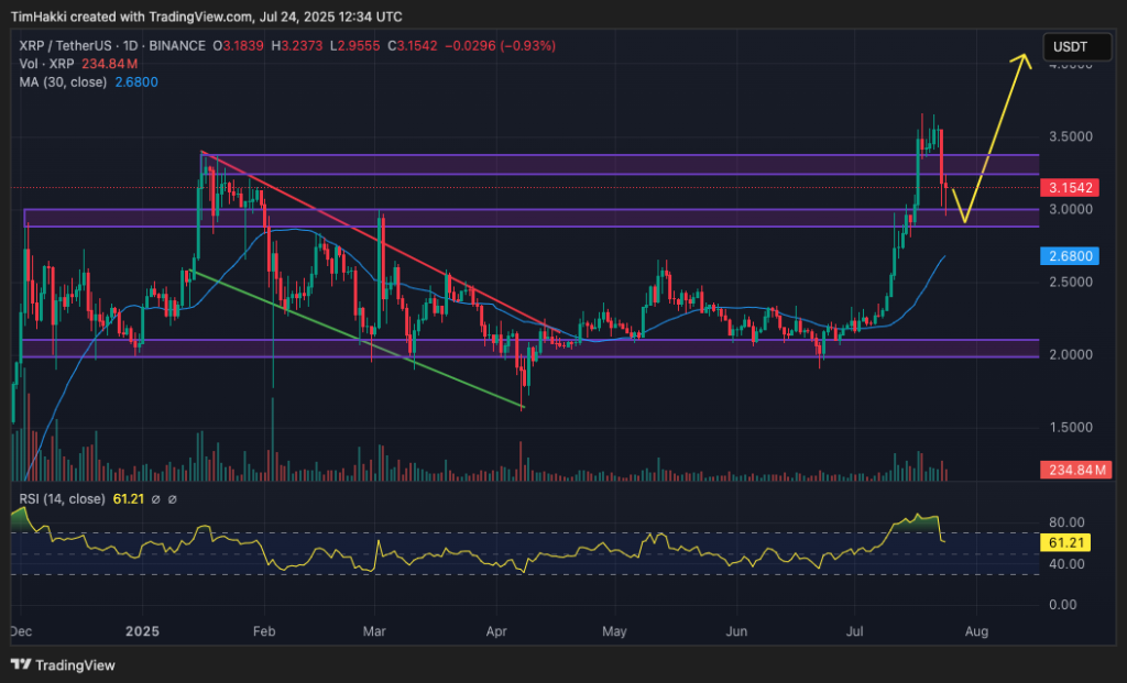 xrp fiyat grafiği
