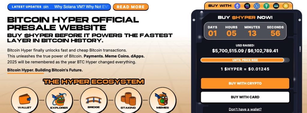bitcoin hyper ön satışı