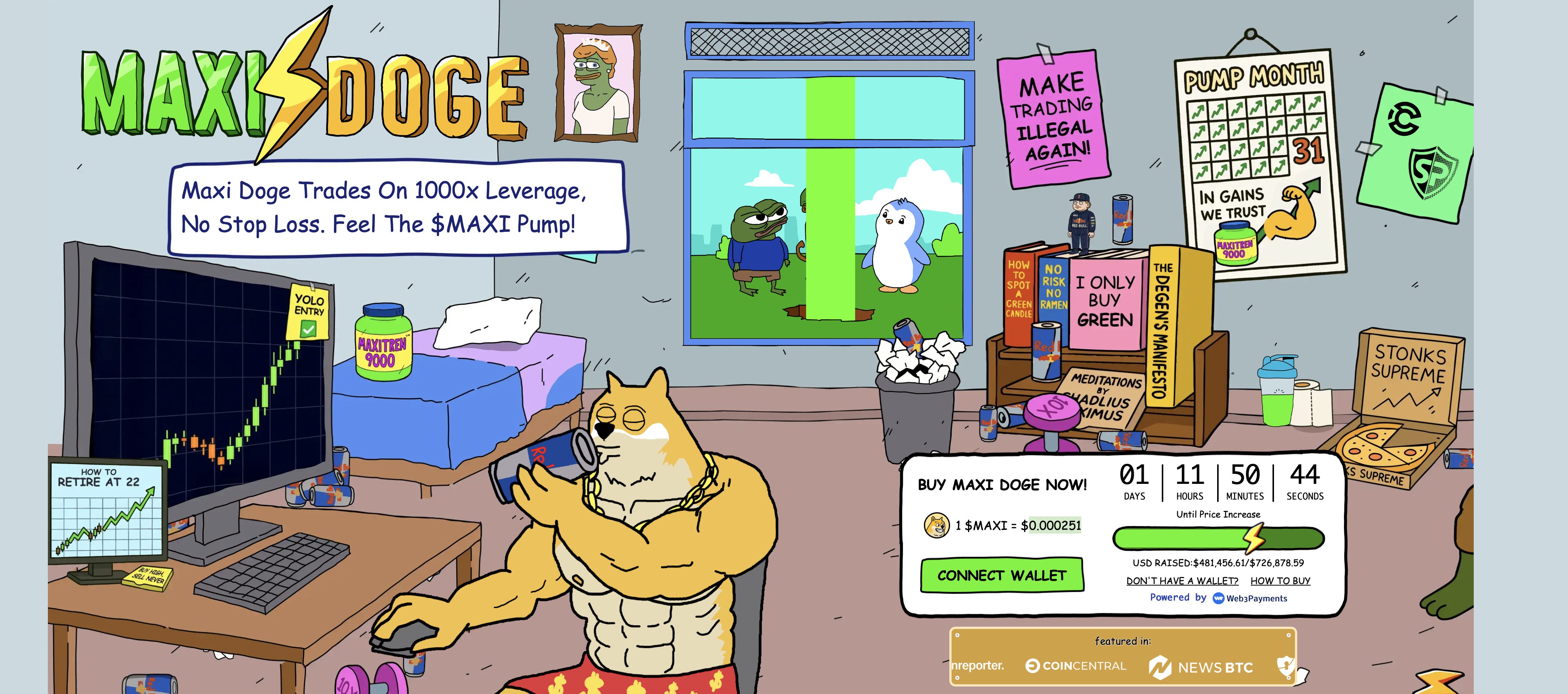 Maxi Doge website.