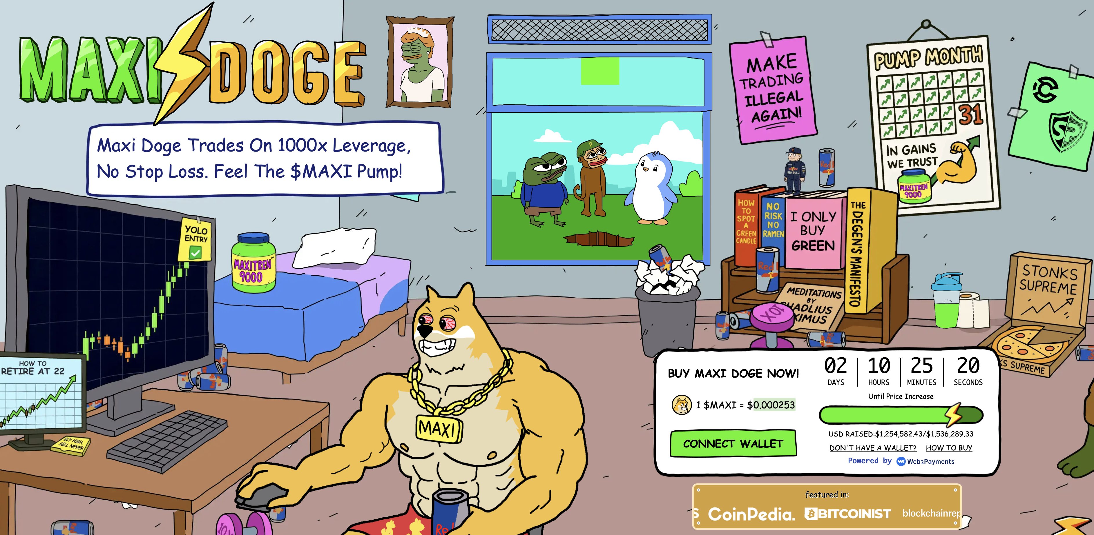 Maxi Doge ön satış sayfası