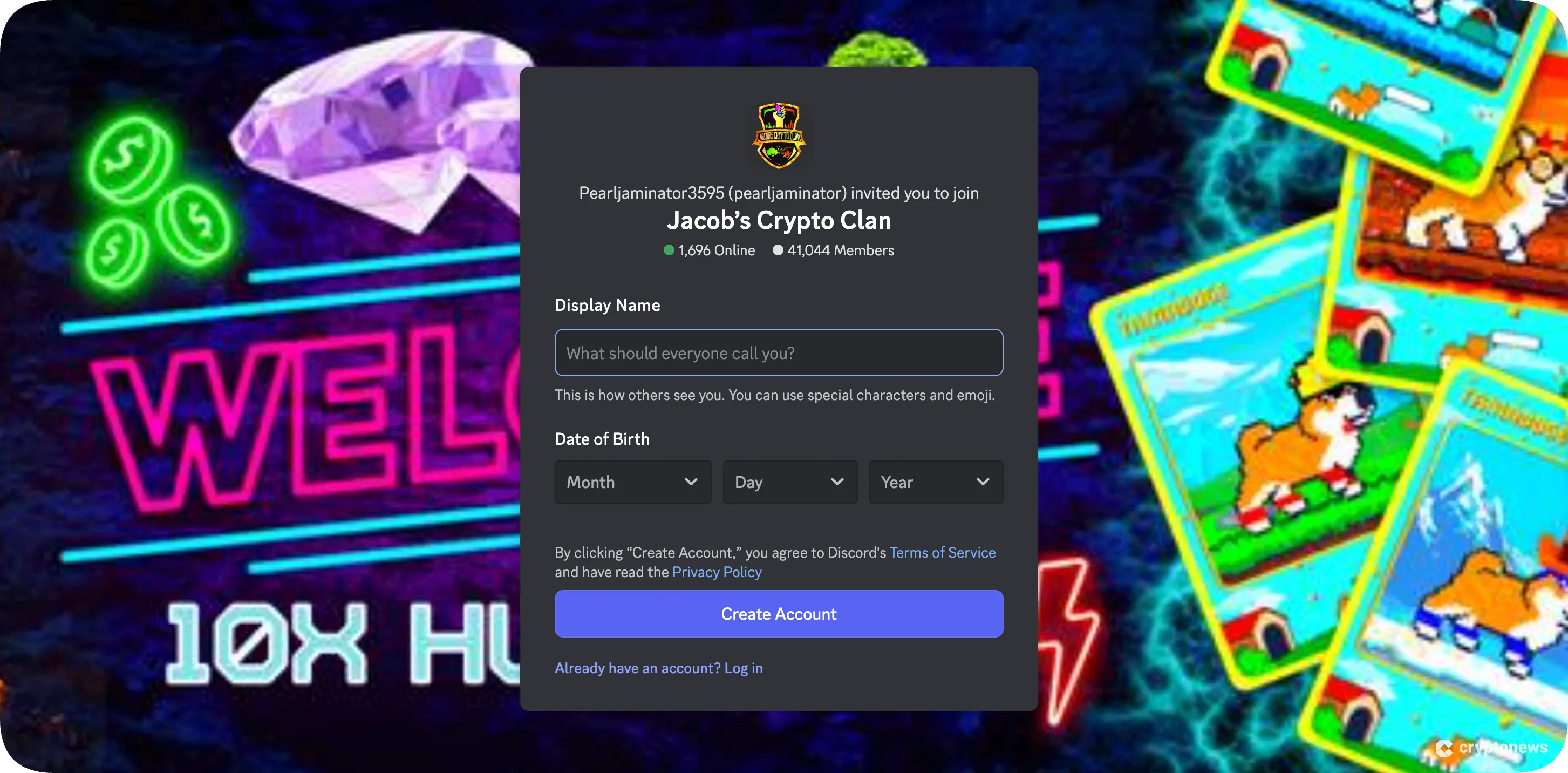 join discrod groups like jacob crypto clan