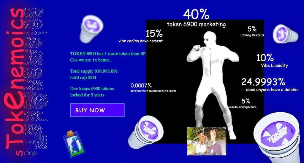 Economic data for Tosnon 6900 (TOKEN6900) and the subscription purchase tool