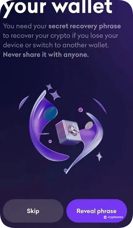 back up your wallet to use the kraken app