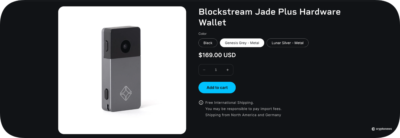 blockstream jade plus price