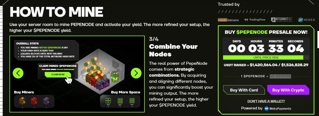 Pepnode is the most important data linked to it