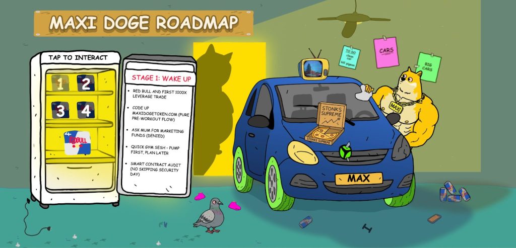 Dogecoin and Maxi Doge ICO discussed in cryptocurrency context