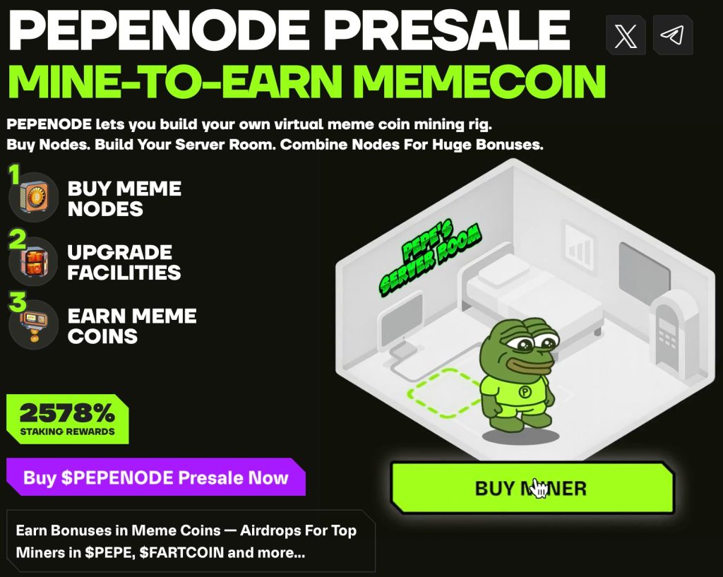 How to participate in the mining mechanism to win with the Pepeneode currency project
