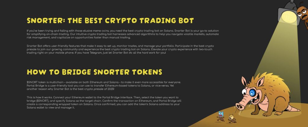 ميزات روبوت تداول العملات الرقمية سنورتر (Snorter) وكيفية ربط العملات بين شبكات البلوكتشين 