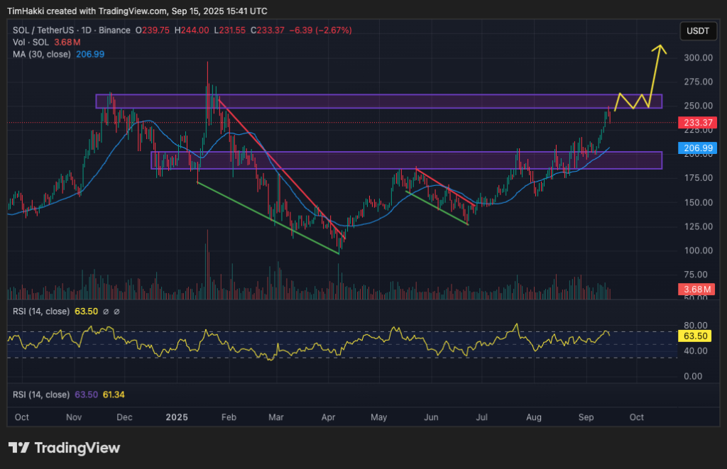 Solan Solanna program diagram and technical horizons
