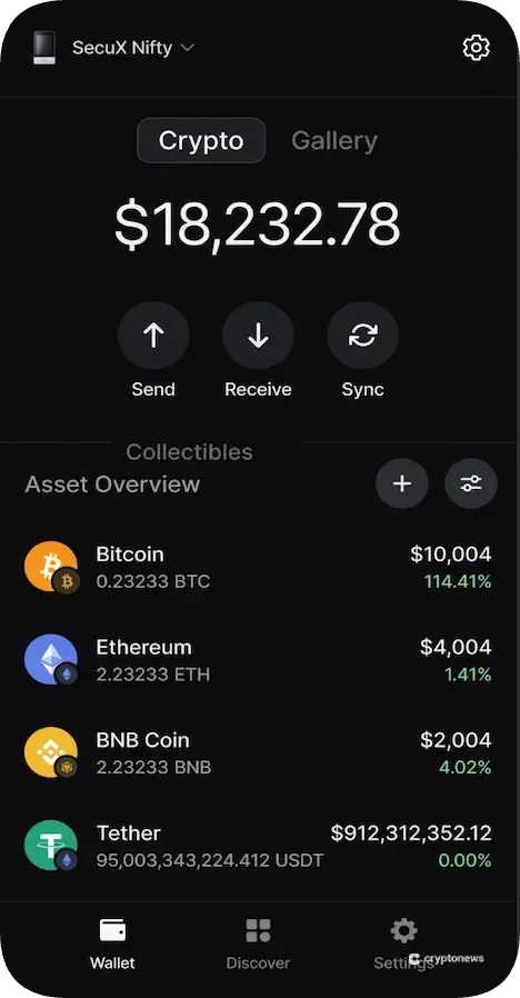 SecuX Companion App