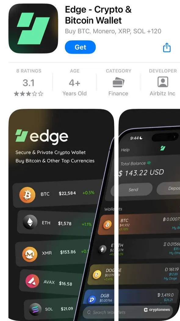 Download and Install Edge Wallet