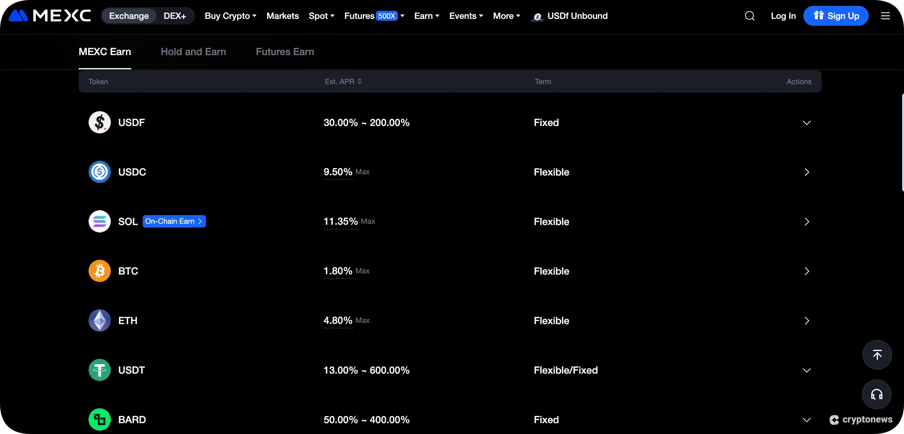 MEXC is the best ethereum platform