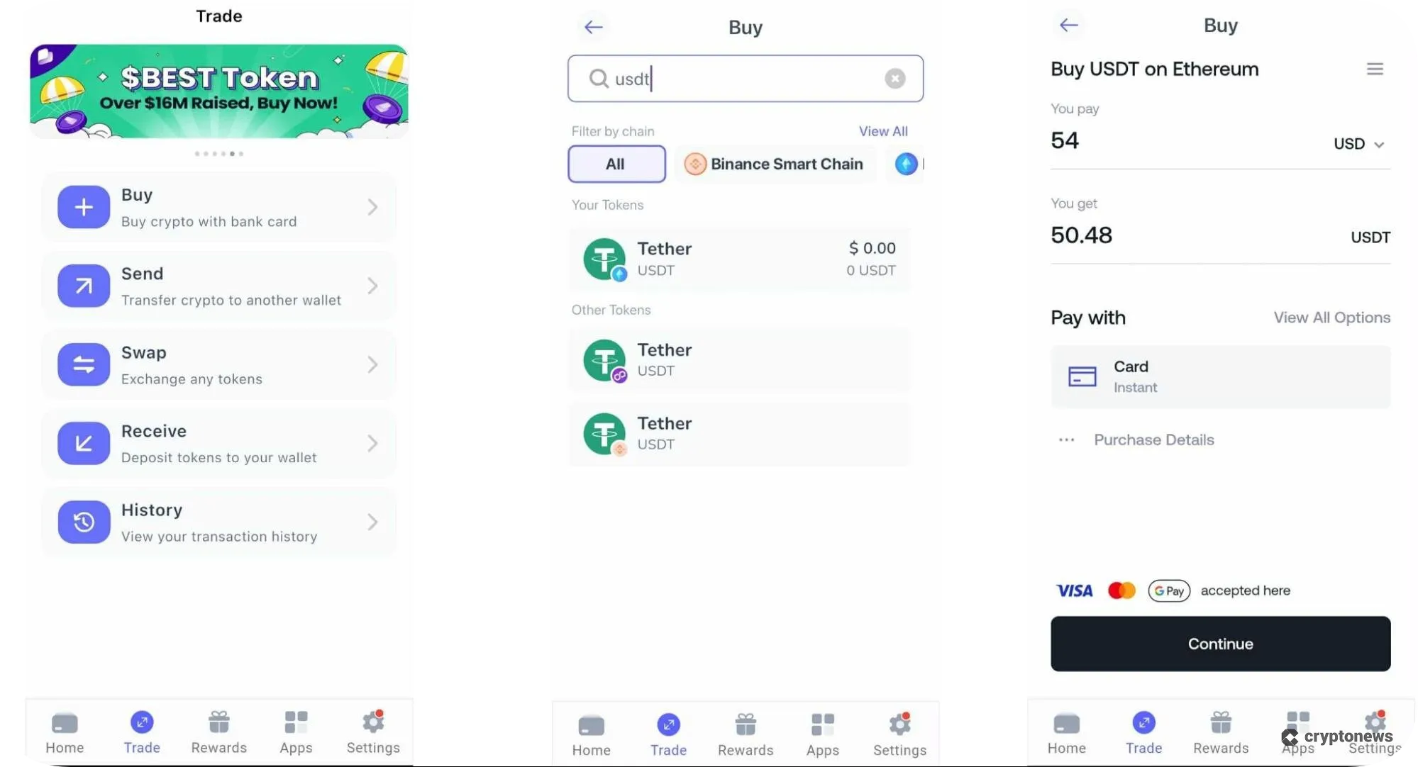 use best wallet to buy, sell, trade, and manage crypto