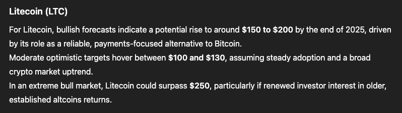 chatgpt predicts ltc