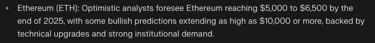 perplexity ai predicts eth