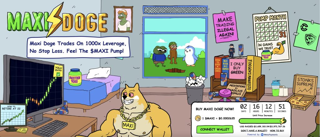 maxi doge presale
