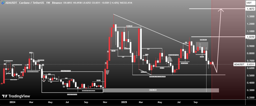 Cardano Price Action Chart