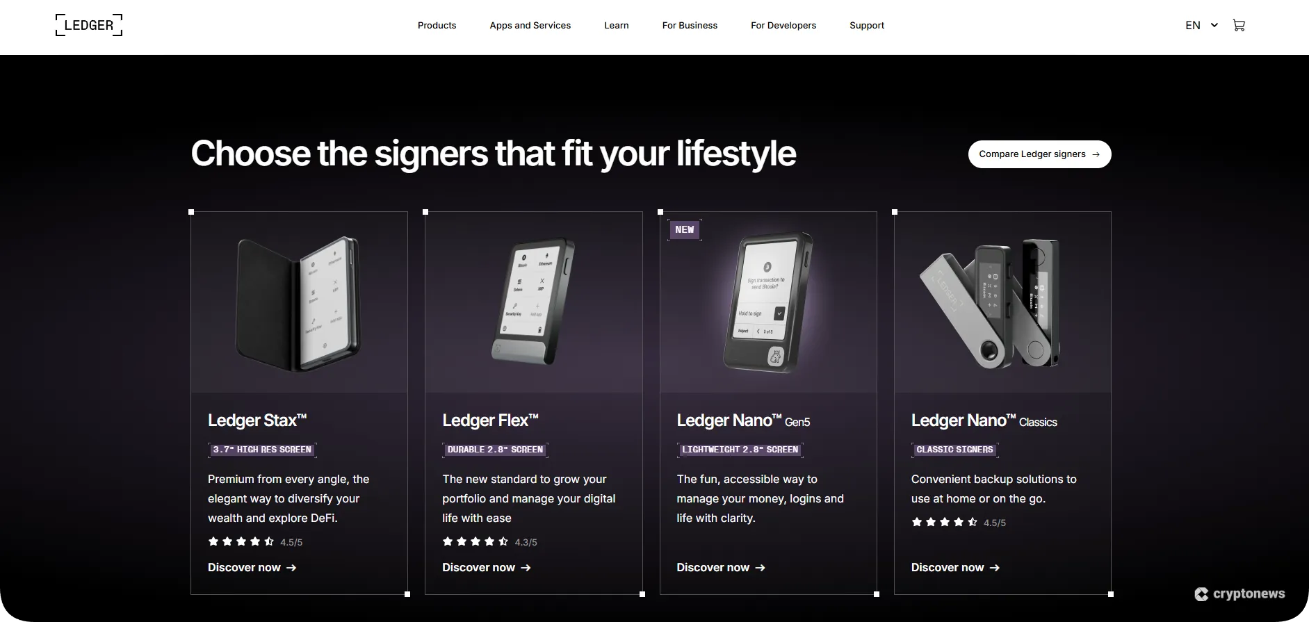 ledger, the Best Decentralized crypto Wallet for Long-Term Storage