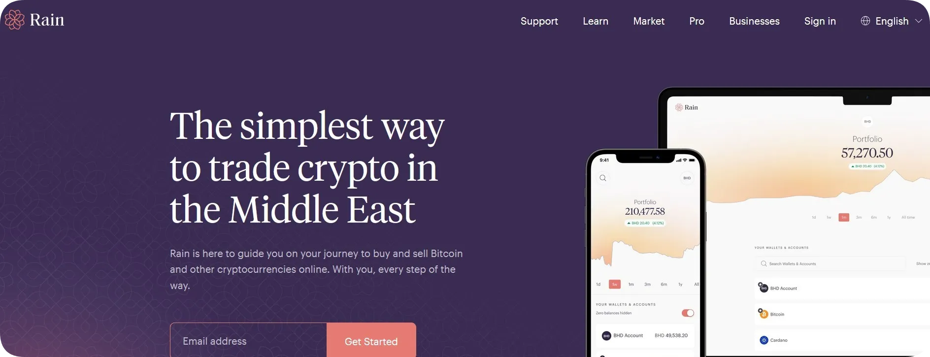 Rain, beginner-friendly dubai crypto exchange