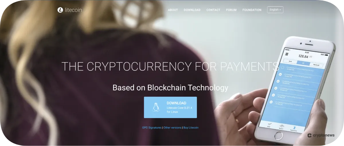 Litecoin webiste