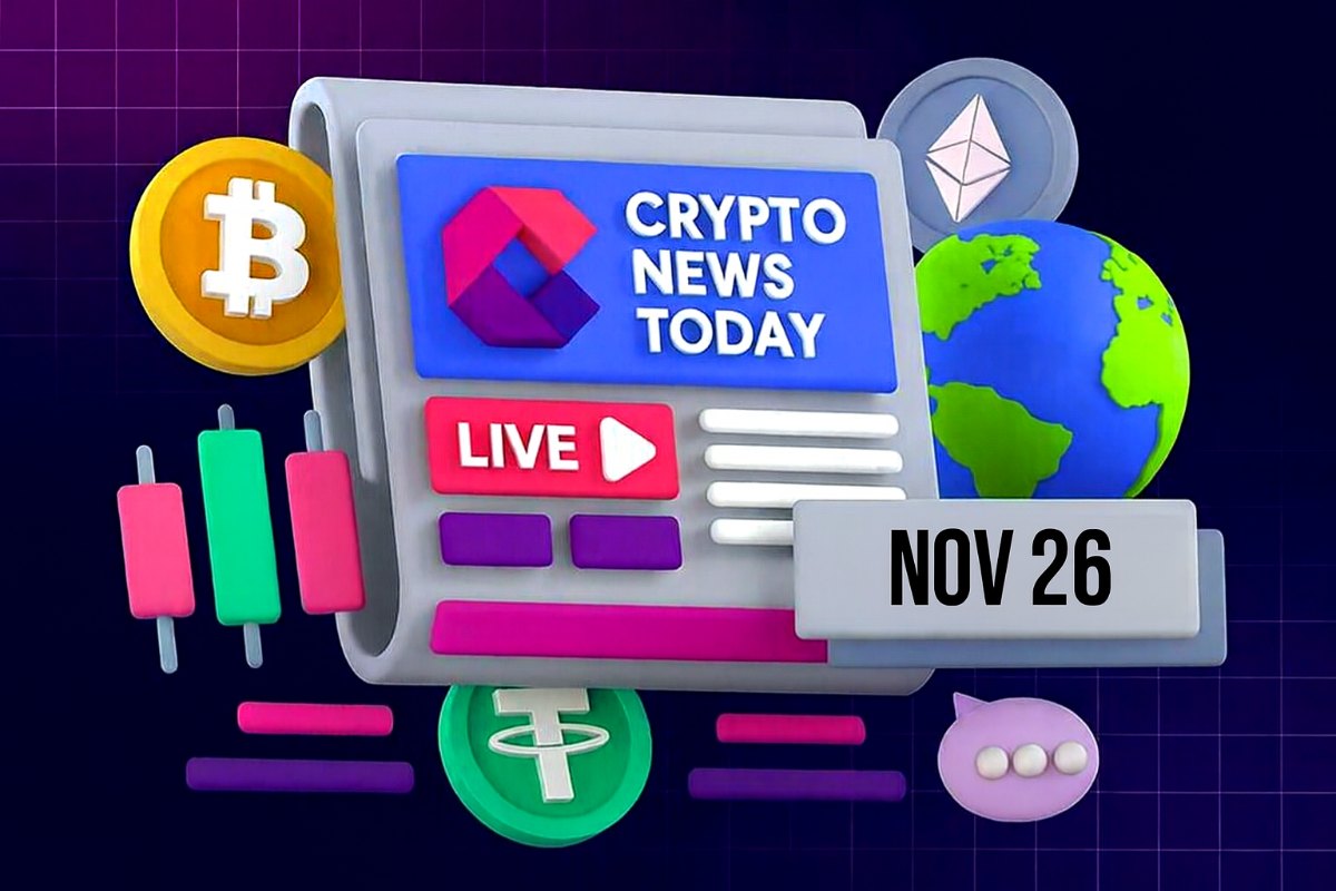 [LIVE] Crypto News Today: Latest Updates for Nov. 26, 2025 – AI Sector Rises as PayFi, L2 Pull Back; Tom Lee Predicts $7K–$9K ETH Despite Short-Term Dip Risk