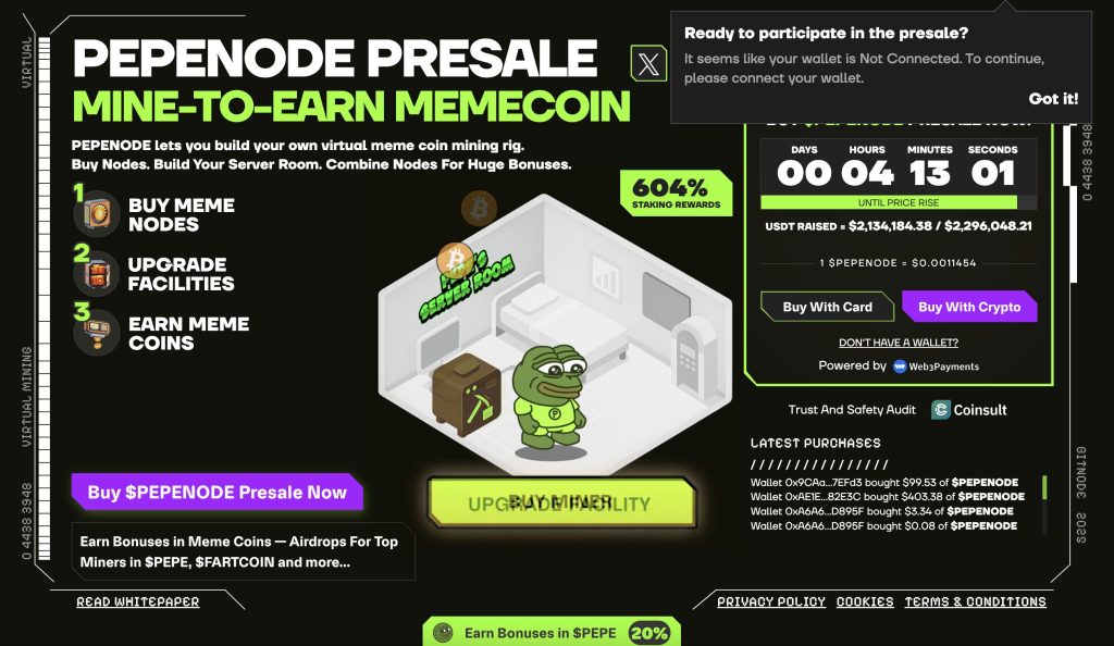 pepenode crypto presale