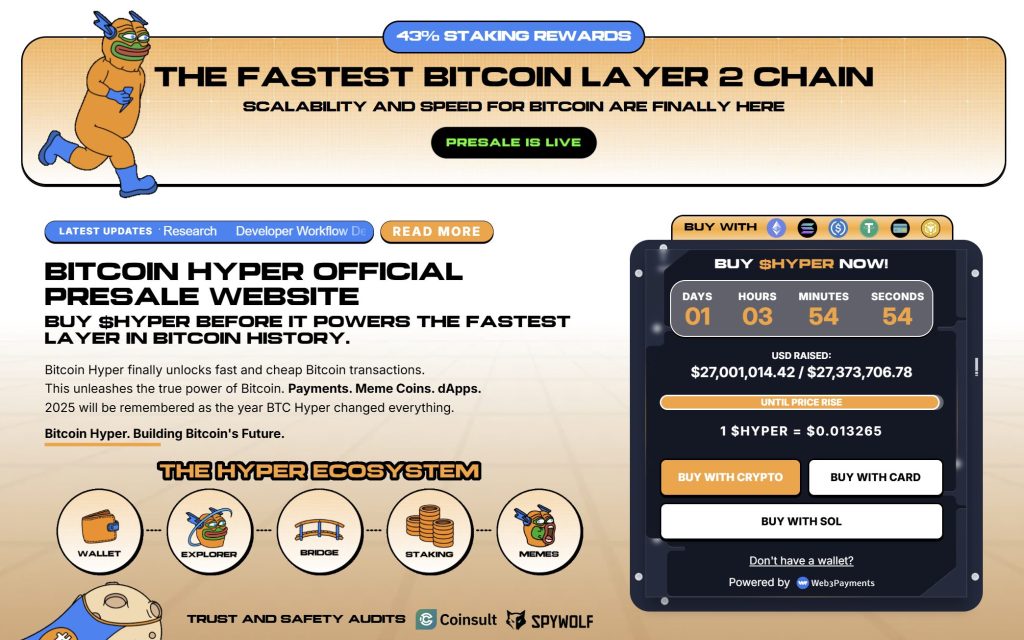 Bitcoin Hyper Ipo and more about the project