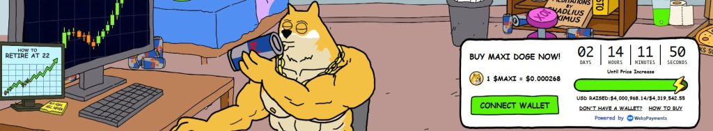 The maxi dog in front of the advertising screen is the dog section next to it