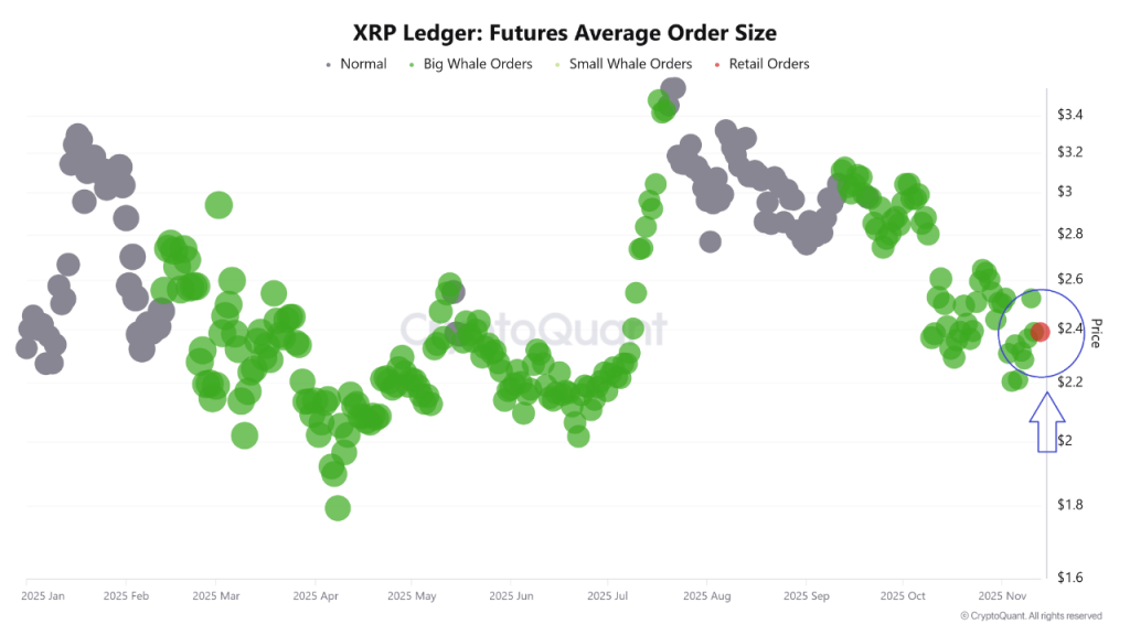 xrp 선물 주문 사이즈
