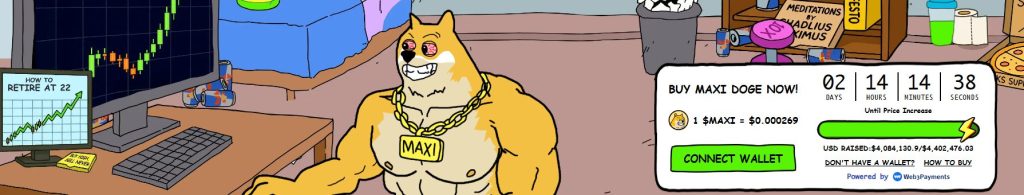 Maximog sales management system is part of maximog coin next to him