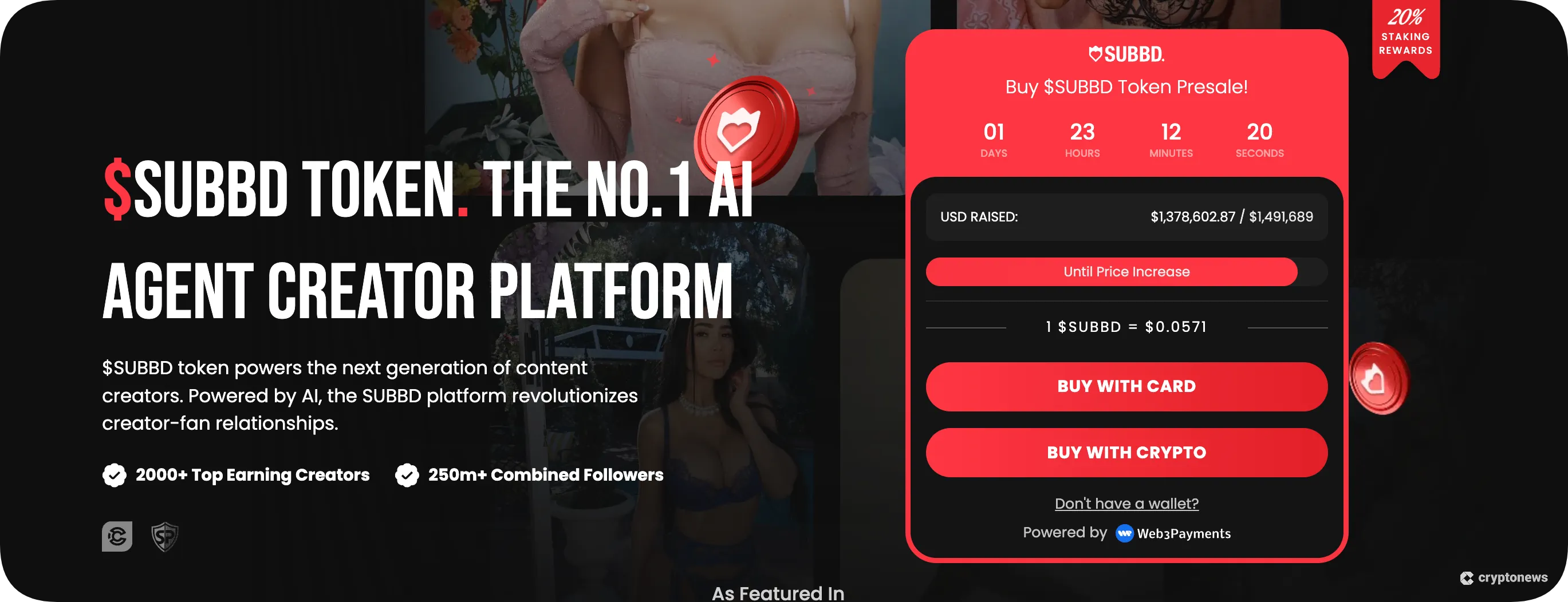 SUBBD, future coin to explode