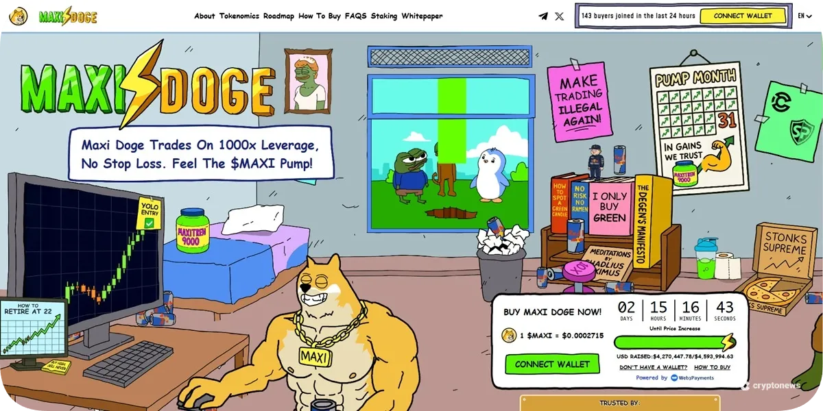 Maxi Doge presale