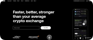 OKX crypto exchange homepage