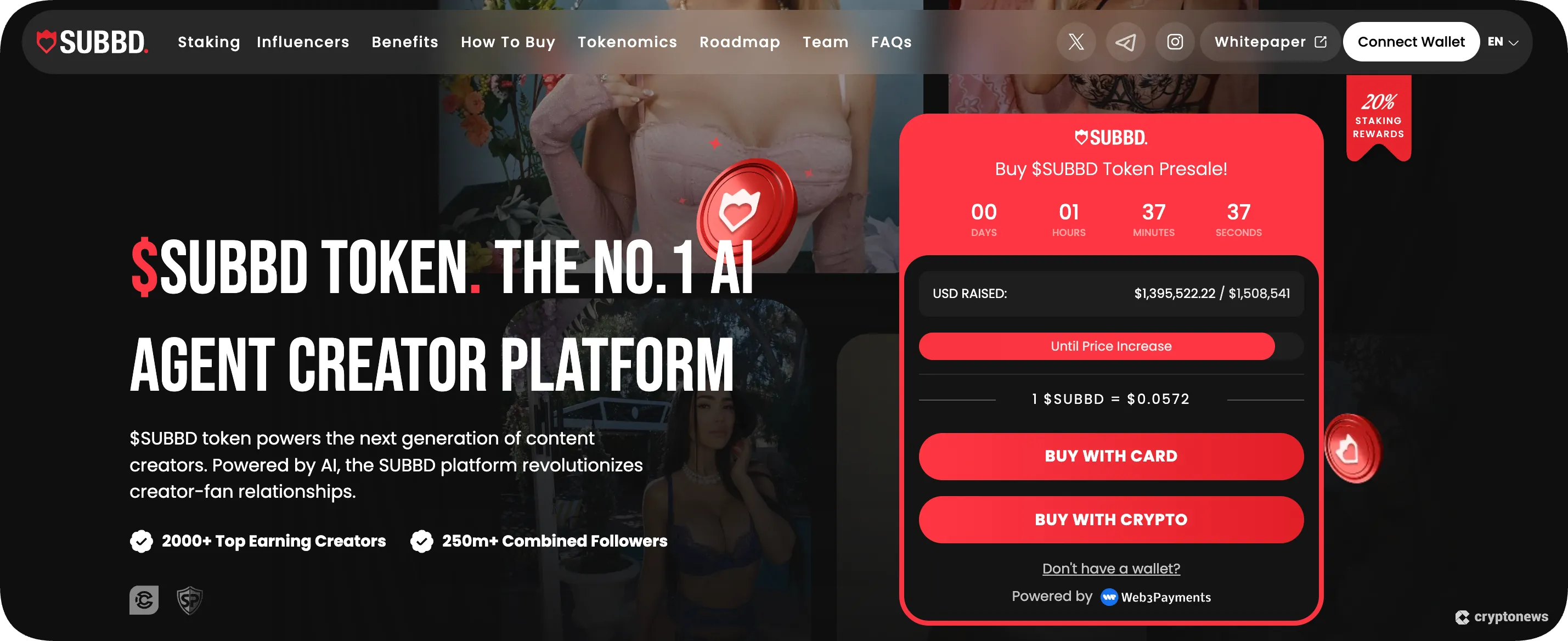 subbd presale website before listing