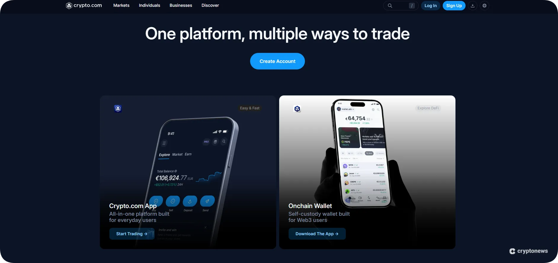 crypto.com, top us exchange for derivatives trading