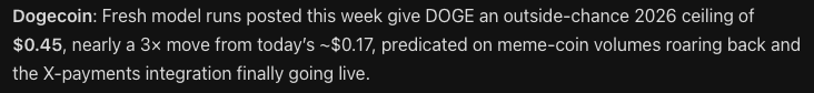 kimi ai predicts doge