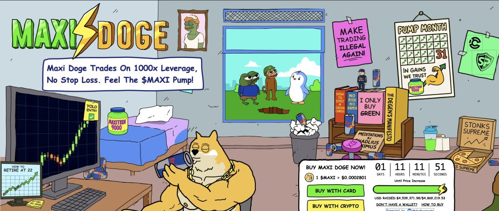 maxi doge presale