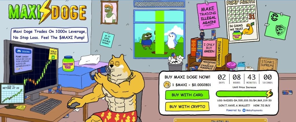 Maxidoge Banner
