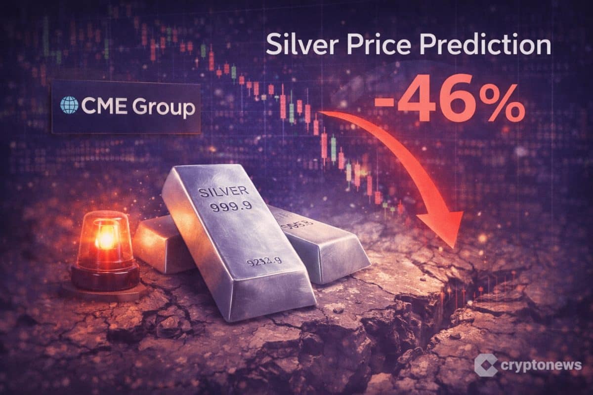 Silver crashed 46% in a week after a single CME margin hike triggered a liquidation cascade and bearish price prediction.