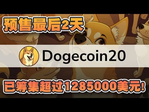 新狗狗币预售已筹集128万美元！ 会是下一个Meme大币？