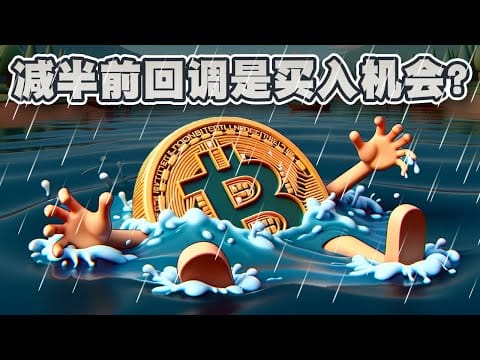 比特币减半前回调  现在是买入机会？