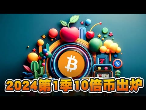 2024第一季10倍币出炉！第1位升幅达3424%！