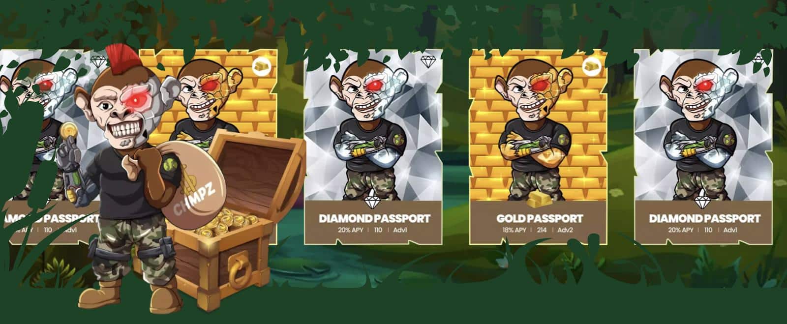 Ventajas de los pasaportes Chimpzee NFT