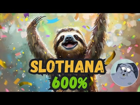 Vídeo: SLOTHANA (SLOTH) sube un 600% + Actualización de SEALANA – Mejores Memecoins de SOLANA
