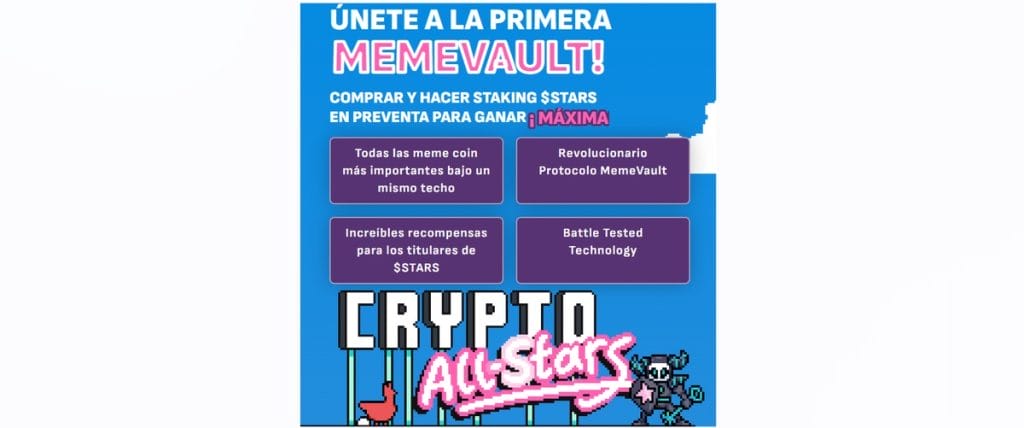 MemeVault es la primera plataforma de staking unificada para memecoins - preventa ICO