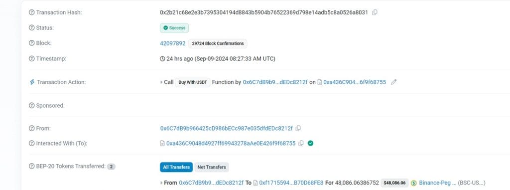 Transferencia ballena - Crypto All-Stars