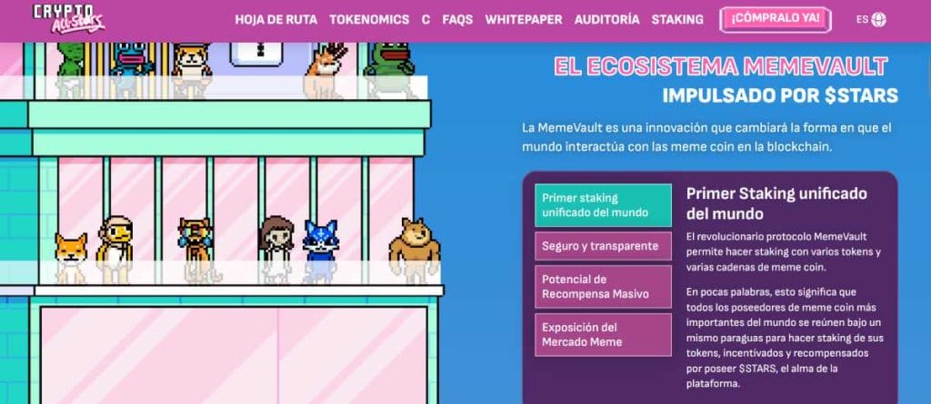 MemeVault es el ecosistema impulsado por $STARS